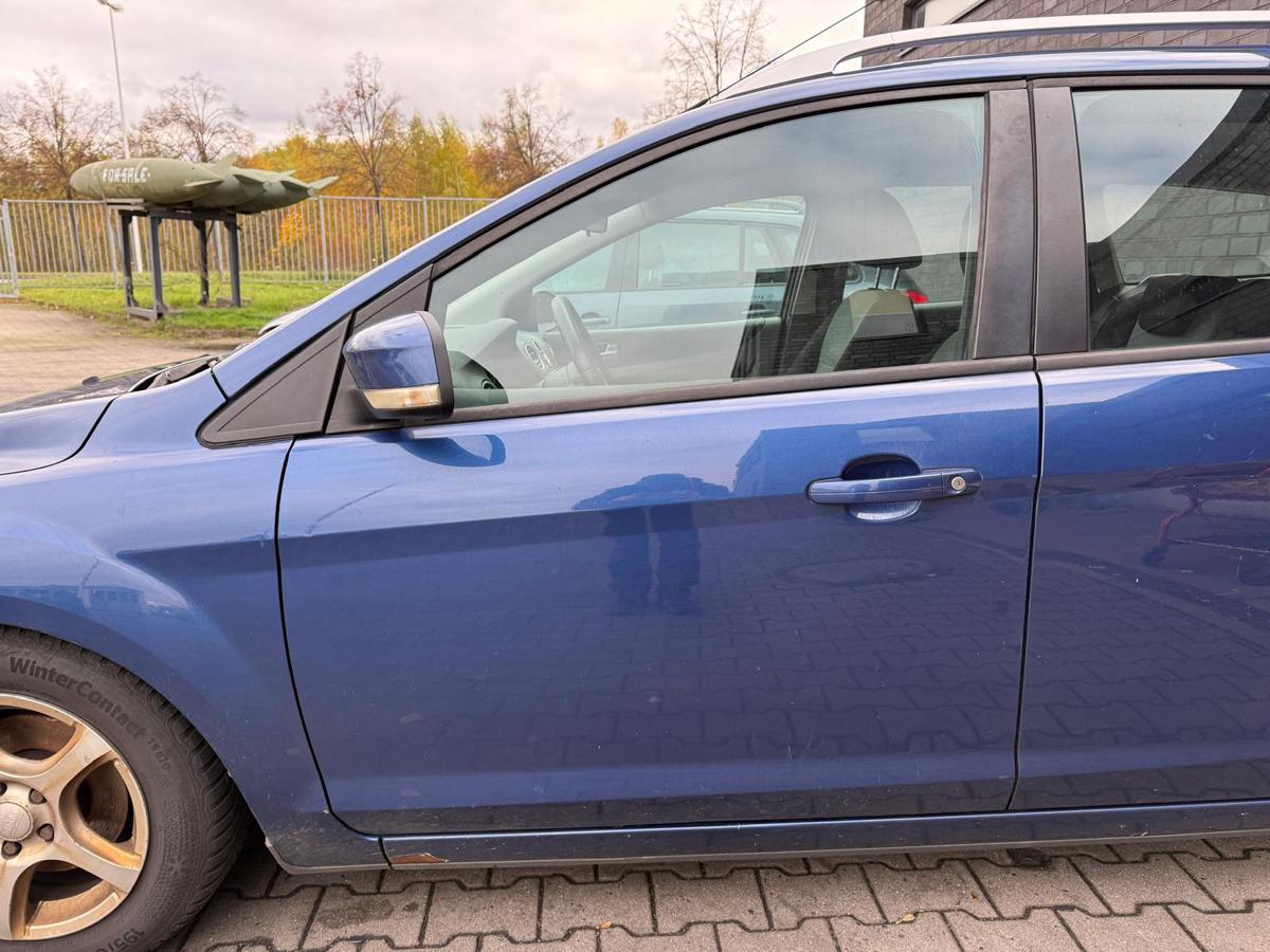 Ford Focus 2 DA3 original Tür vorn links Burmablau Rohbau BJ10